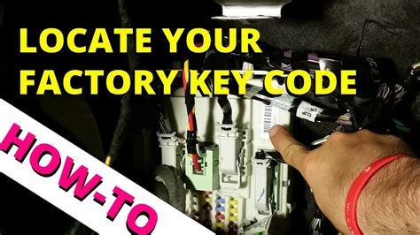 2016 Ford Escape factory code